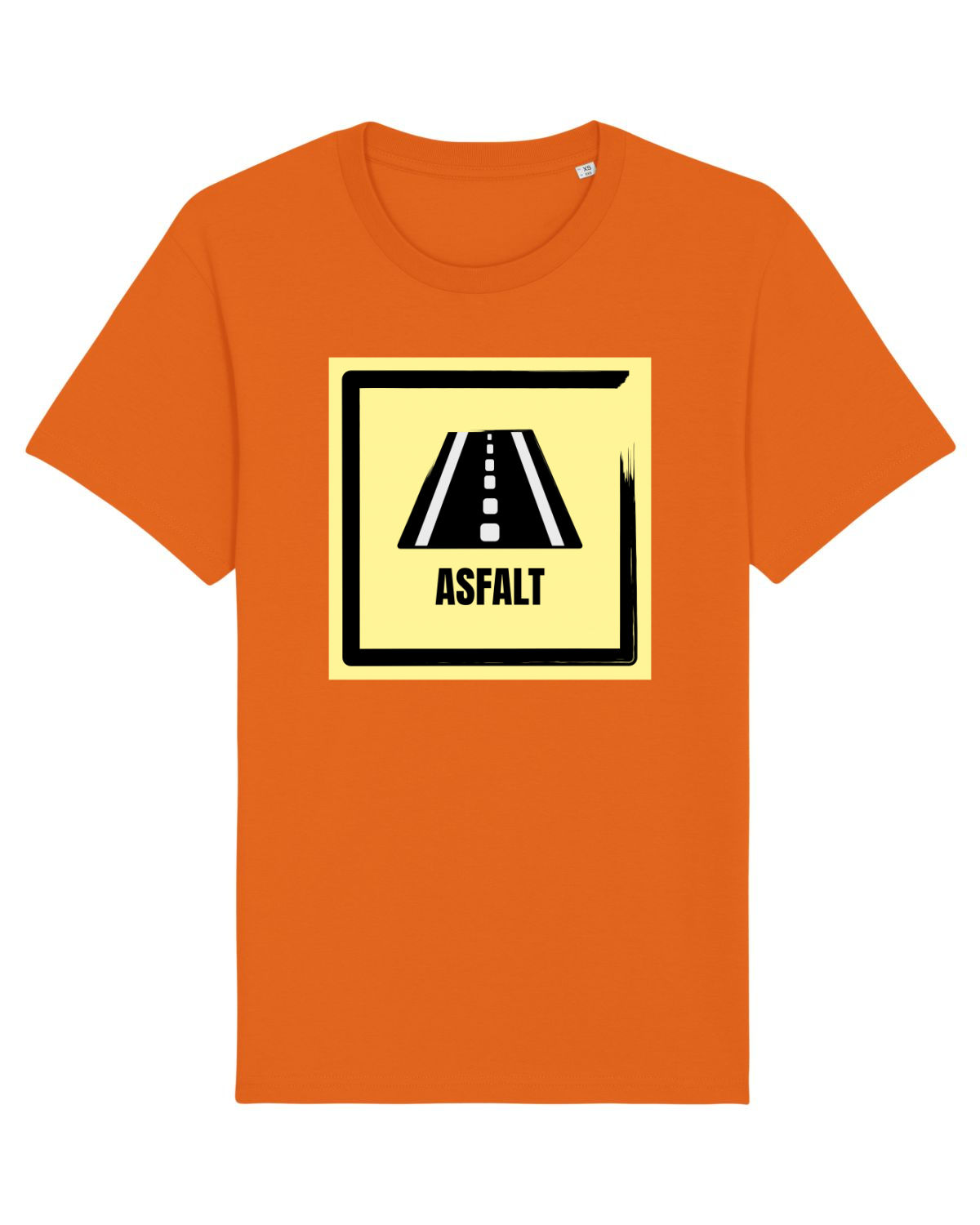 Tricou mânecă scurtă Unisex Rocker Bright Orange