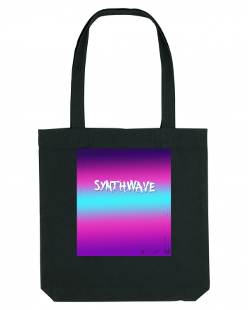 Synthwave Neon 80's Black