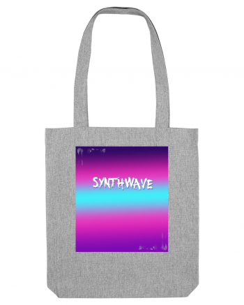 Synthwave Neon 80's Heather Grey