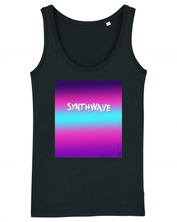 Synthwave Neon 80's Black