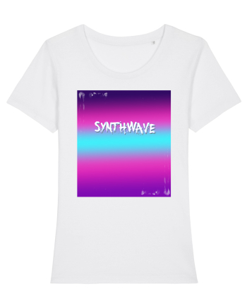 Synthwave Neon 80's White