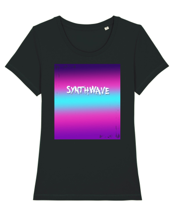 Synthwave Neon 80's Black