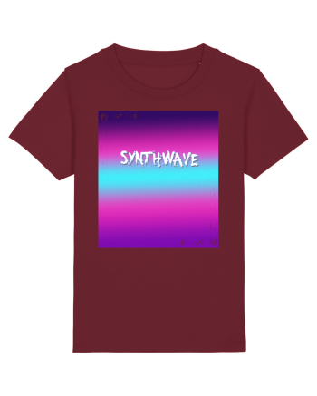 Synthwave Neon 80's Burgundy