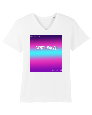 Synthwave Neon 80's White