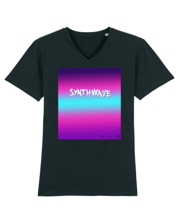 Synthwave Neon 80's Black