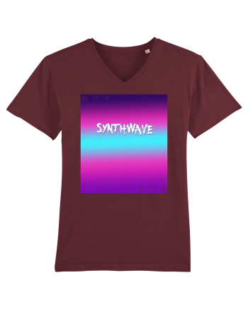 Synthwave Neon 80's Burgundy