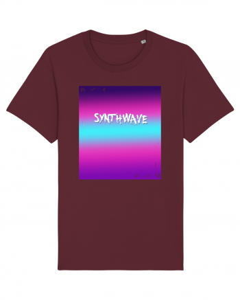 Synthwave Neon 80's Burgundy