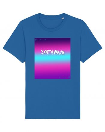 Synthwave Neon 80's Royal Blue