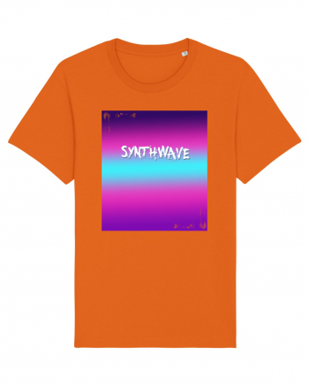 Synthwave Neon 80's Bright Orange