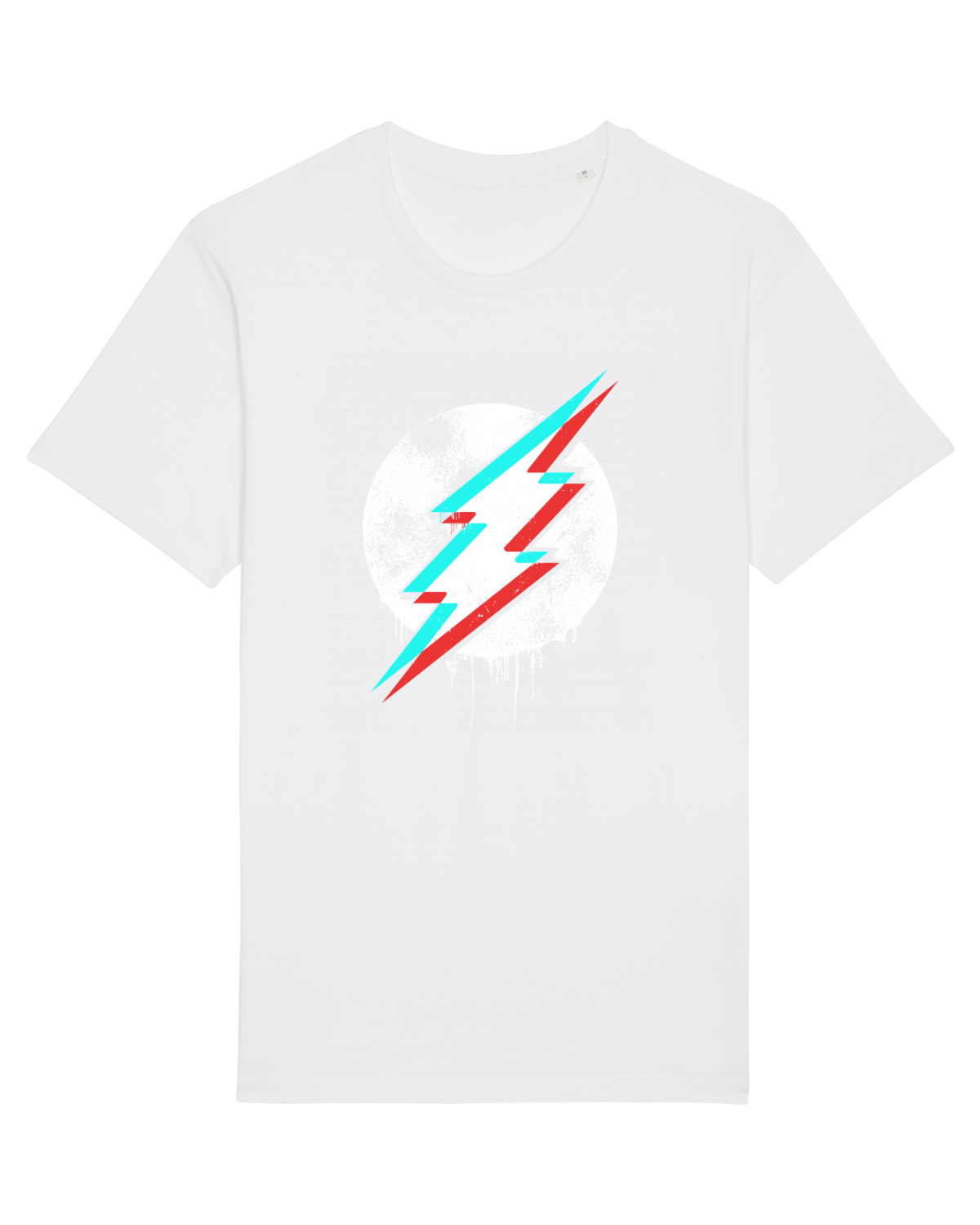 Tricou mânecă scurtă Unisex Rocker White