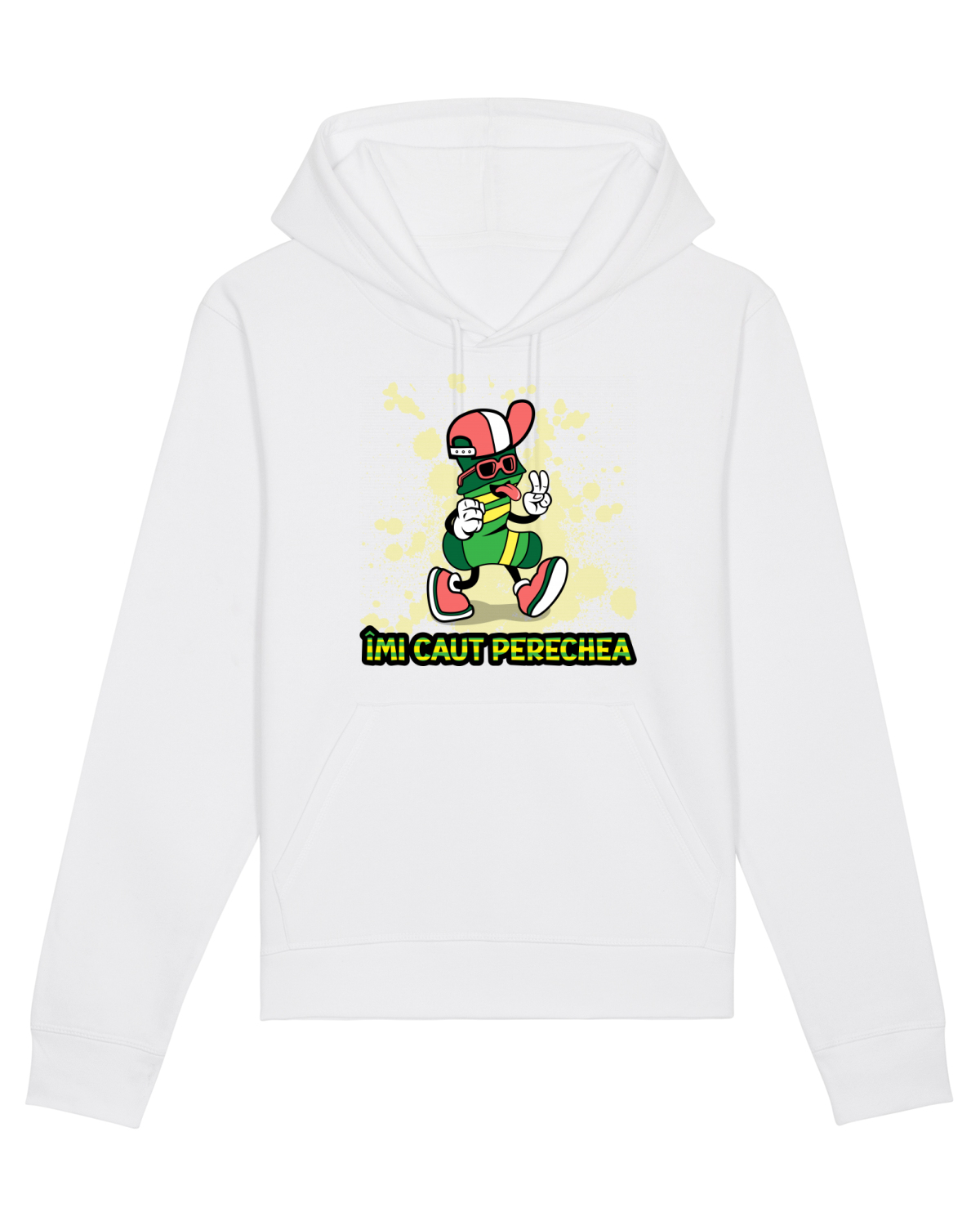 Hanorac Unisex Drummer White