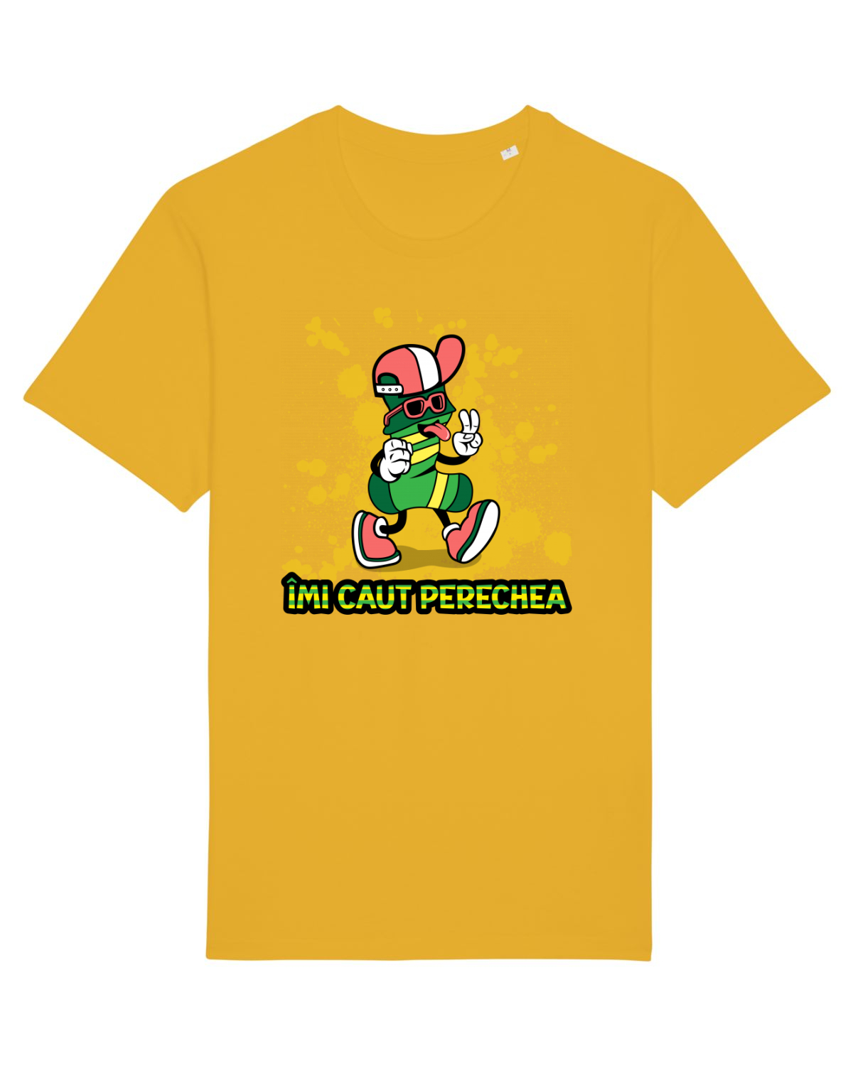 Tricou mânecă scurtă Unisex Rocker Spectra Yellow