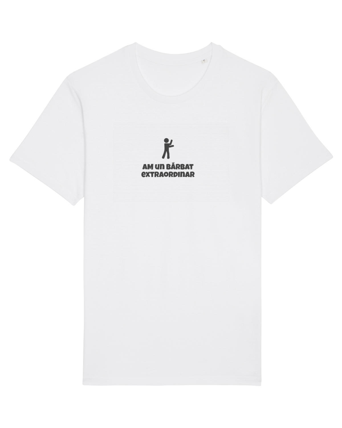 Tricou mânecă scurtă Unisex Rocker White