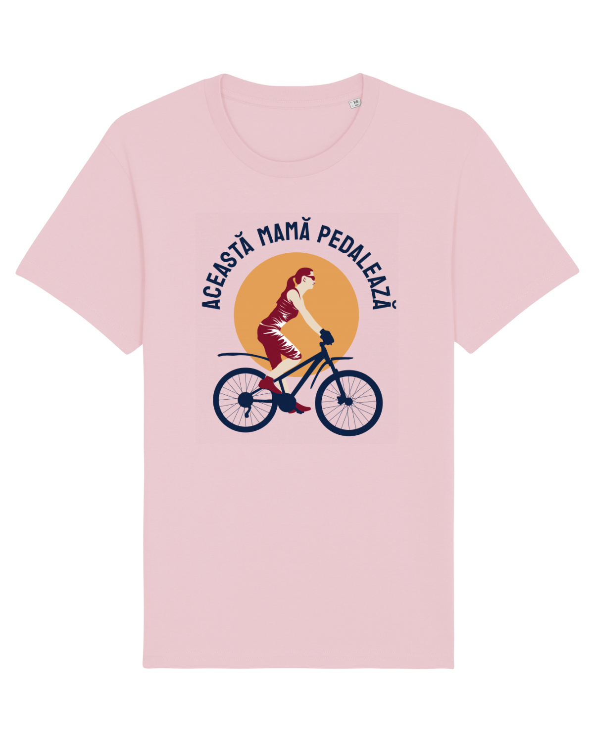 Tricou mânecă scurtă Unisex Rocker Cotton Pink