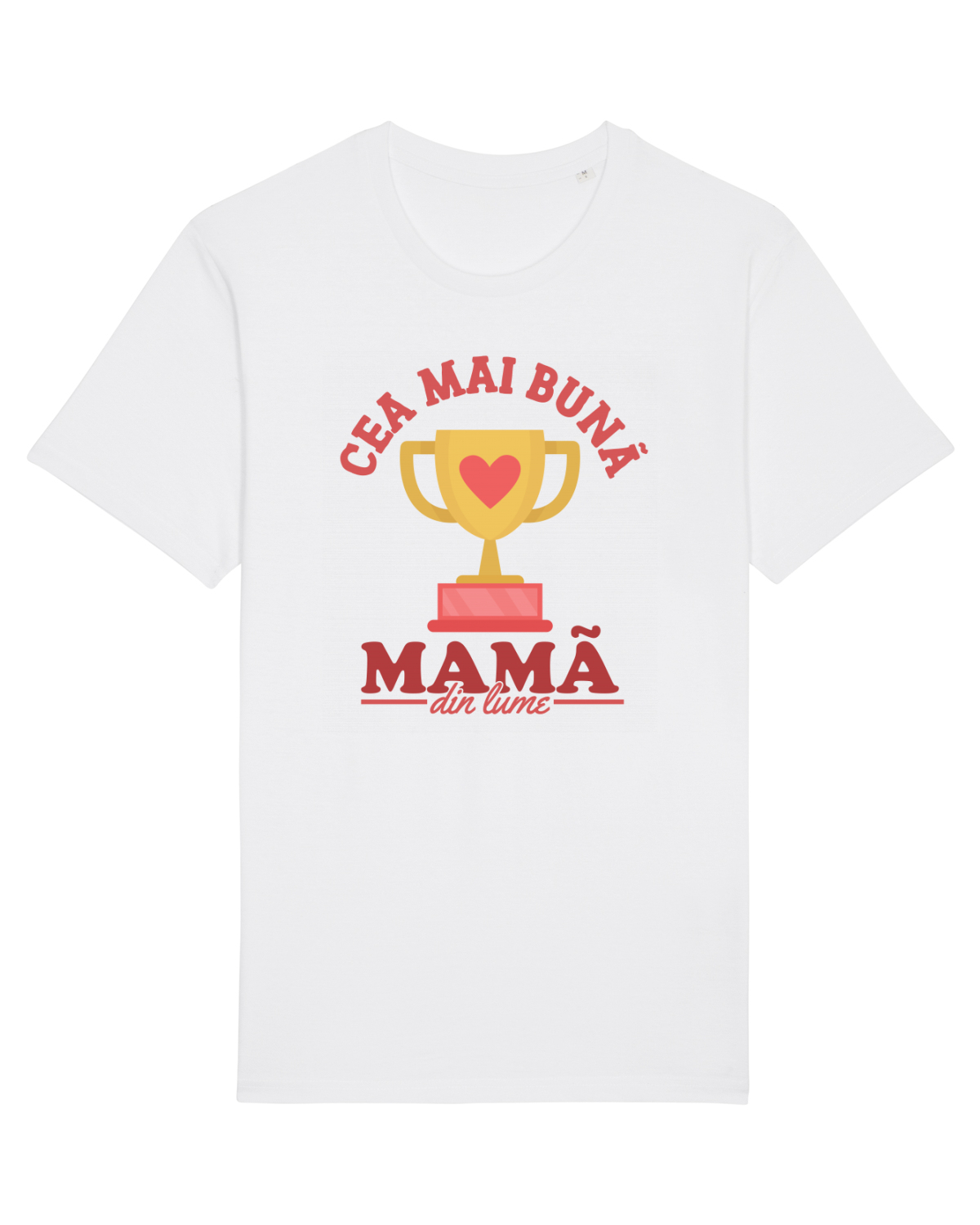Tricou mânecă scurtă Unisex Rocker White