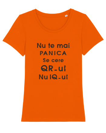Cod QR - black Bright Orange