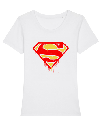 Super Man Vintage White