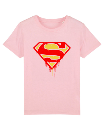 Super Man Vintage Cotton Pink