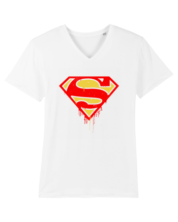 Super Man Vintage White