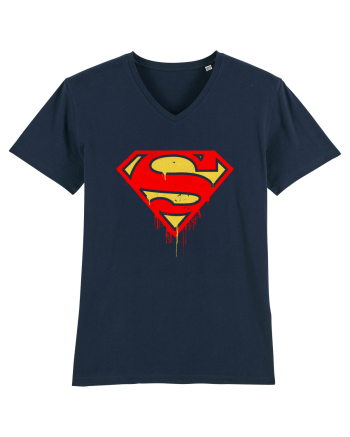 Super Man Vintage French Navy
