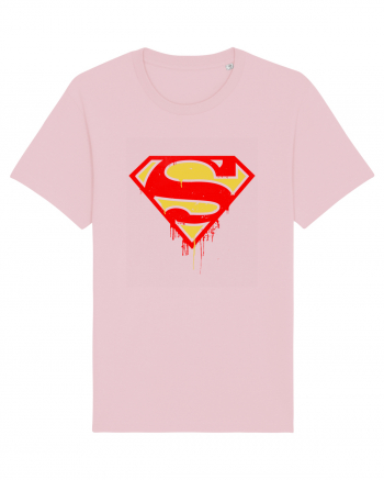 Super Man Vintage Cotton Pink