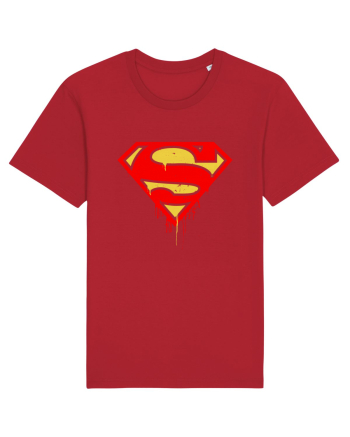 Super Man Vintage Red