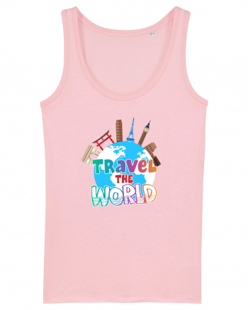 Travel the World Cotton Pink