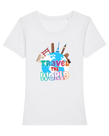 Travel the World White