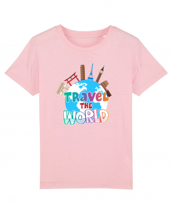 Travel the World Cotton Pink