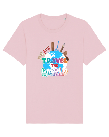 Travel the World Cotton Pink