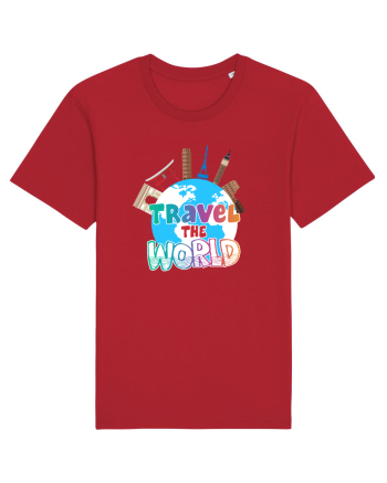 Travel the World Red