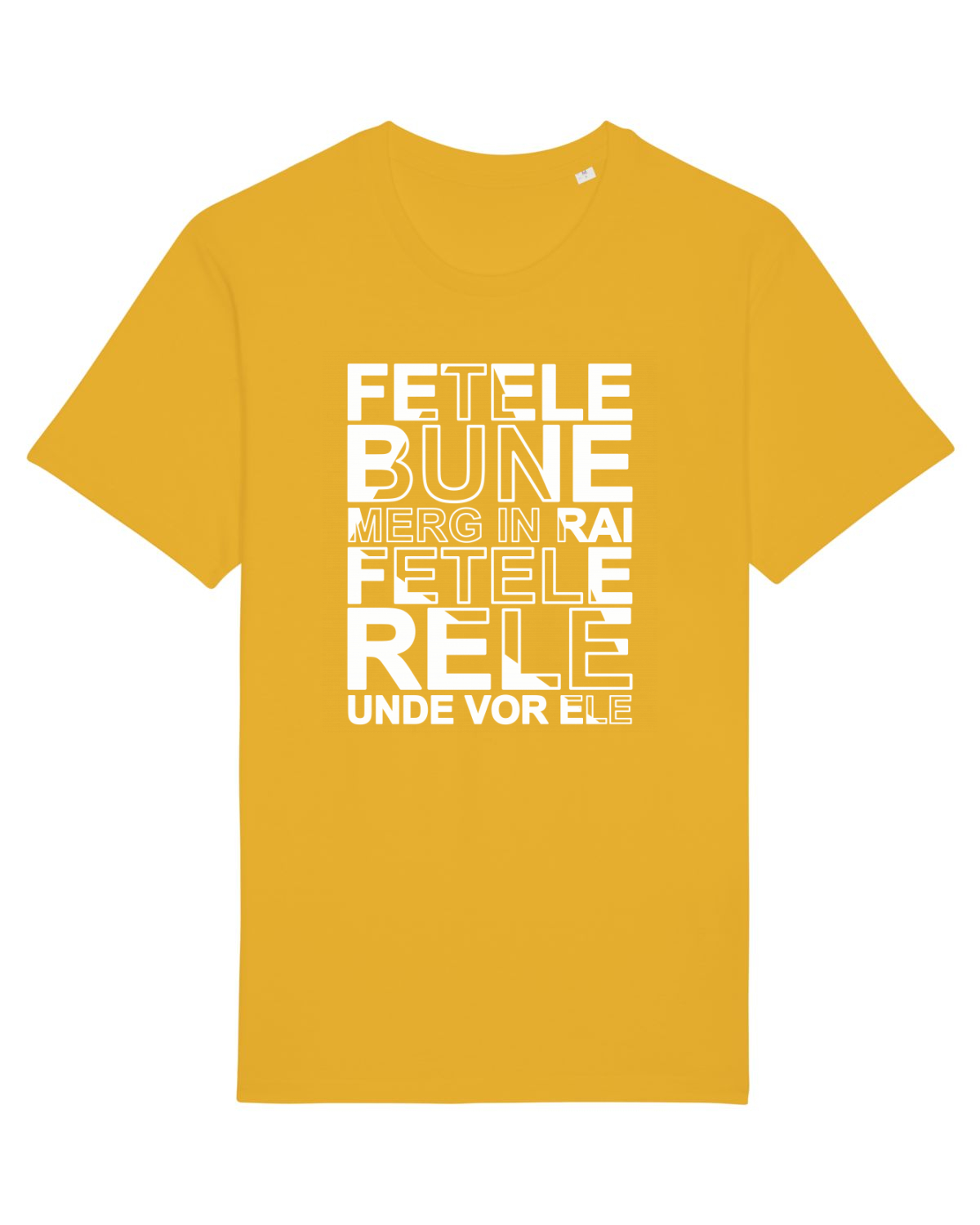 Tricou mânecă scurtă Unisex Rocker Spectra Yellow