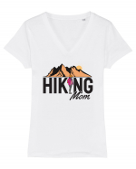 Hiking mom Tricou mânecă scurtă guler V Damă Evoker