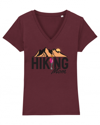 Hiking mom Burgundy