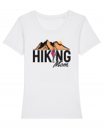 Hiking mom Tricou mânecă scurtă guler larg fitted Damă Expresser