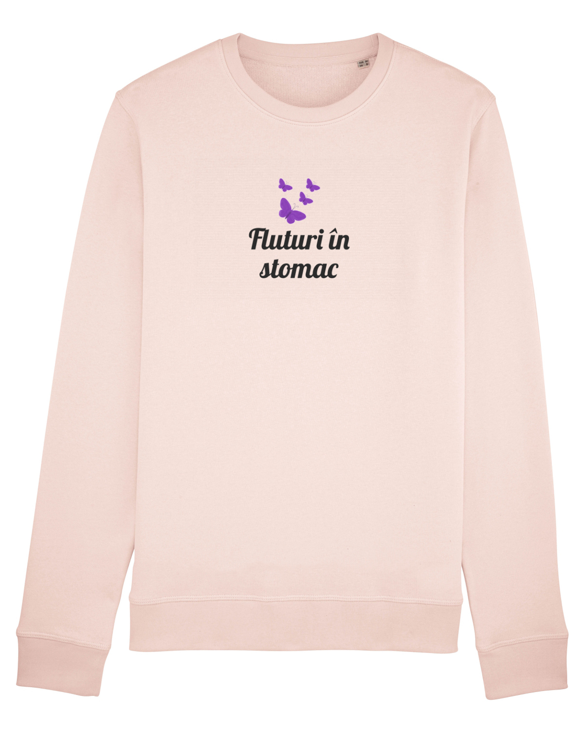 Bluză mânecă lungă Unisex Rise Candy Pink