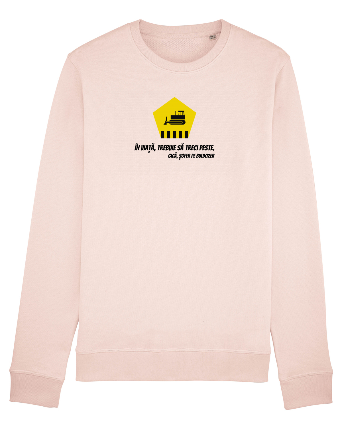 Bluză mânecă lungă Unisex Rise Candy Pink