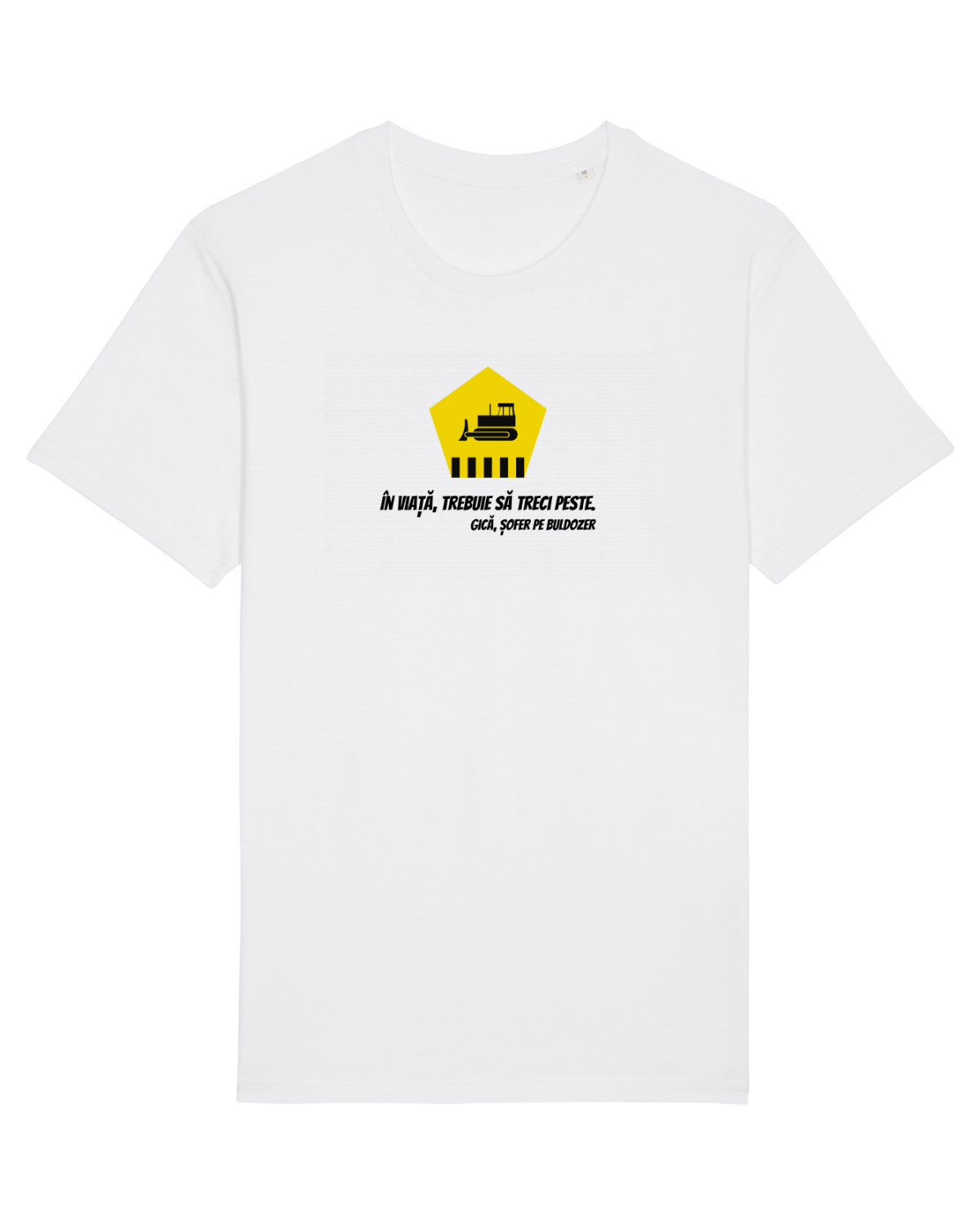 Tricou mânecă scurtă Unisex Rocker White