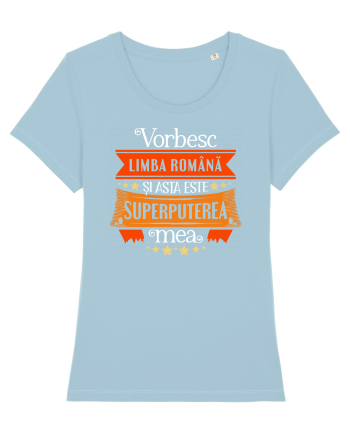 Vorbesc limba română Sky Blue