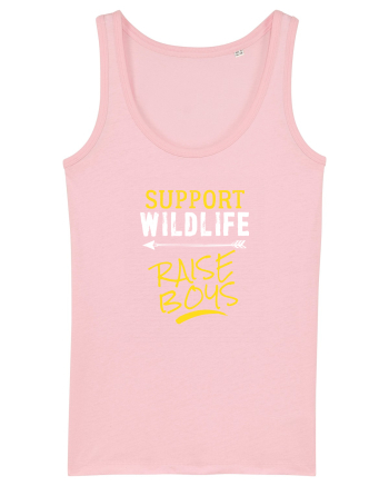 Wildlife and Raising boys Cotton Pink