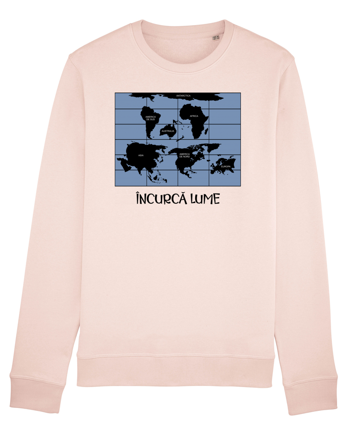 Bluză mânecă lungă Unisex Rise Candy Pink