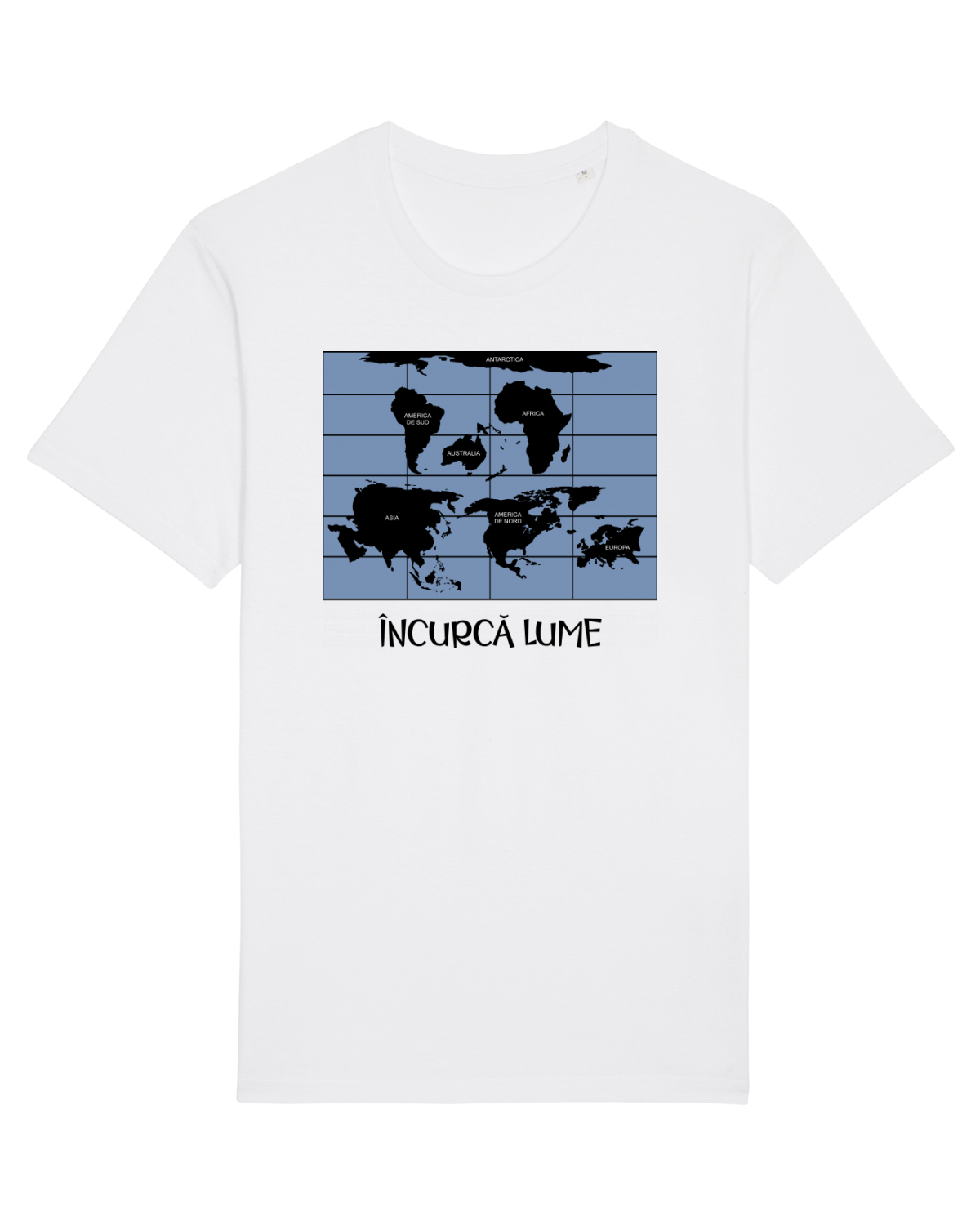 Tricou mânecă scurtă Unisex Rocker White