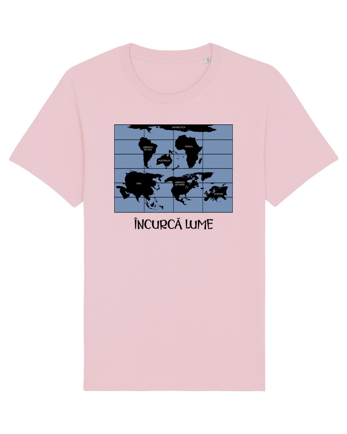 Tricou mânecă scurtă Unisex Rocker Cotton Pink
