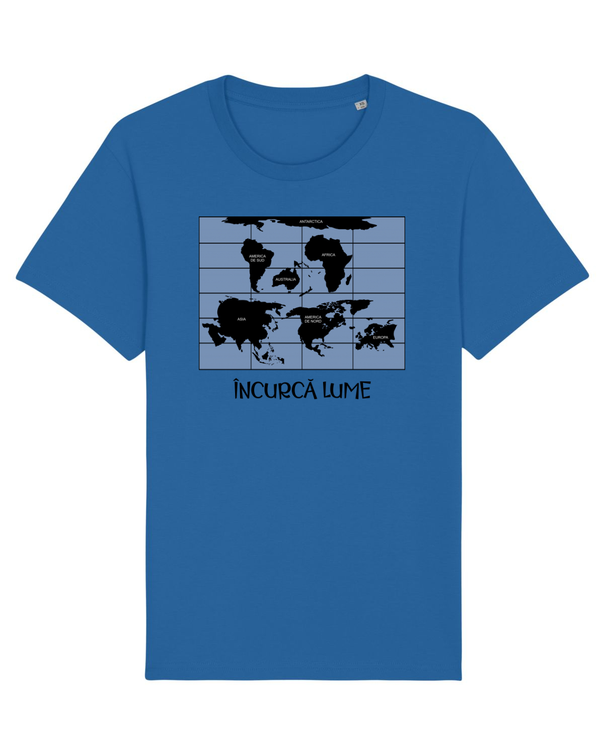 Tricou mânecă scurtă Unisex Rocker Royal Blue
