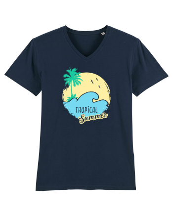 Tropical Summer French Navy