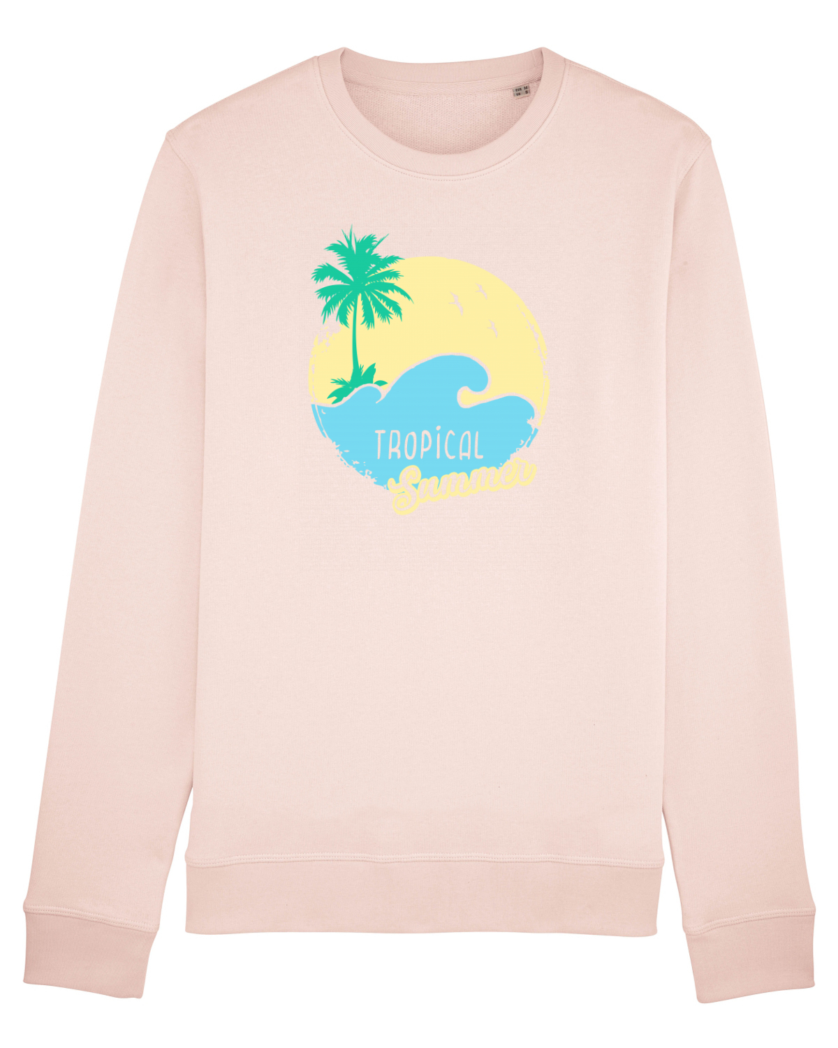 Bluză mânecă lungă Unisex Rise Candy Pink