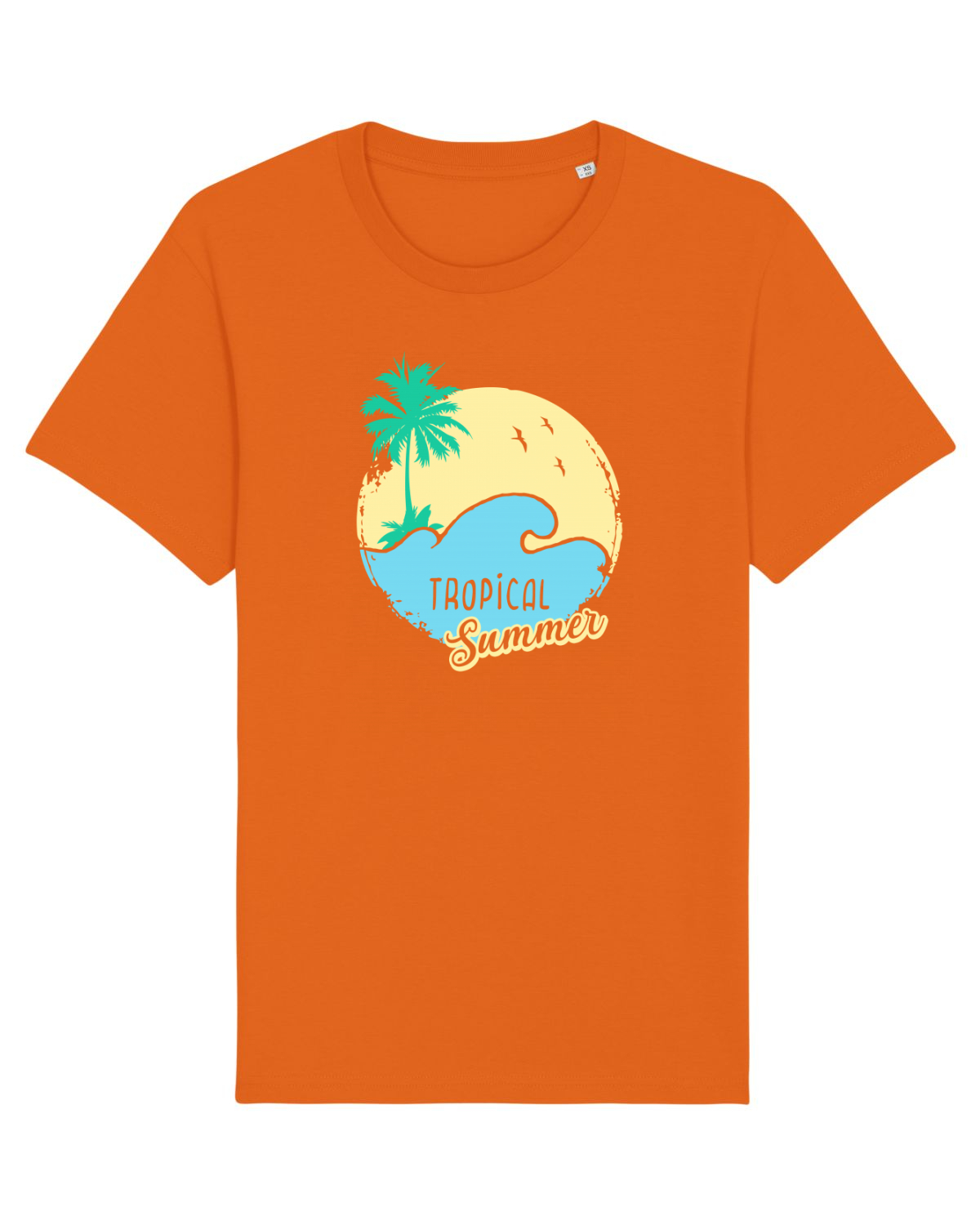 Tricou mânecă scurtă Unisex Rocker Bright Orange