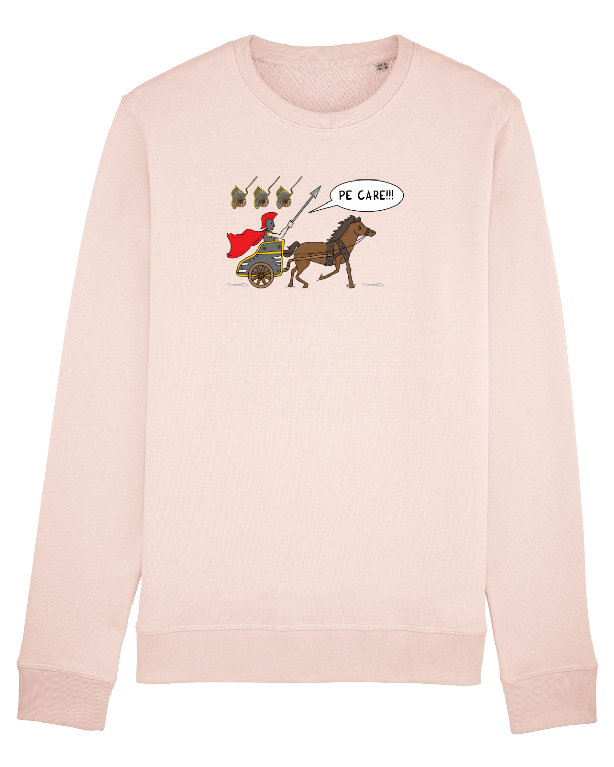 Bluză mânecă lungă Unisex Rise Candy Pink