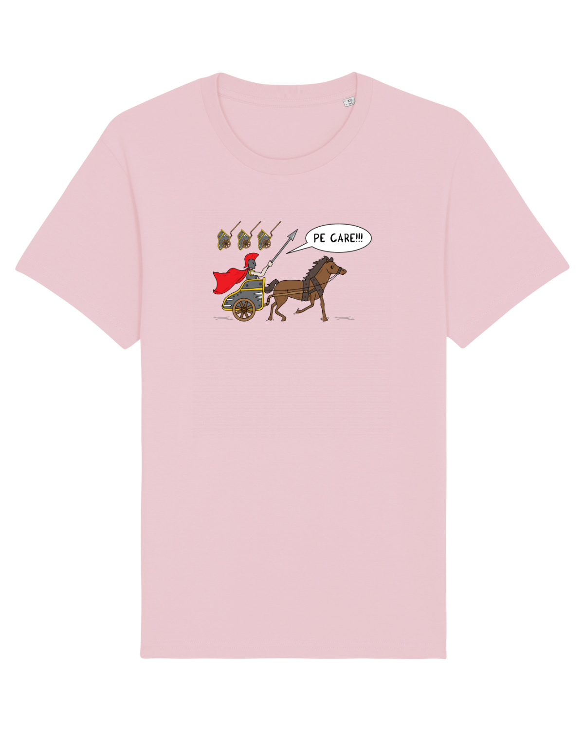 Tricou mânecă scurtă Unisex Rocker Cotton Pink