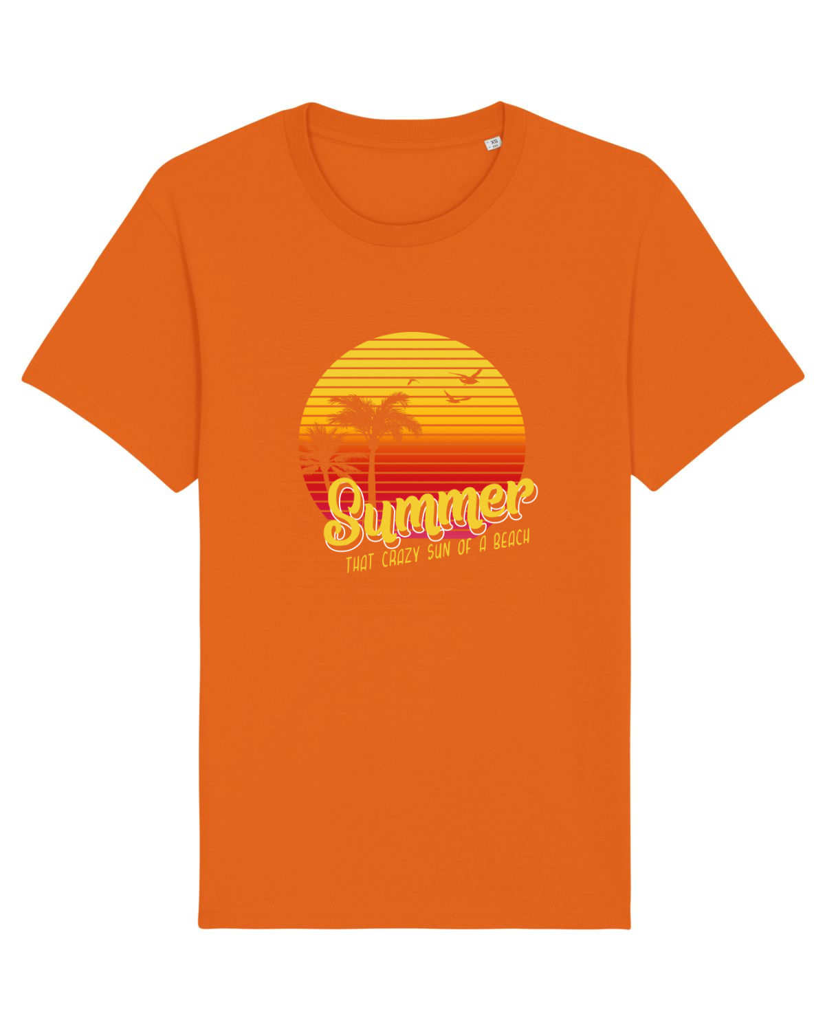 Tricou mânecă scurtă Unisex Rocker Bright Orange